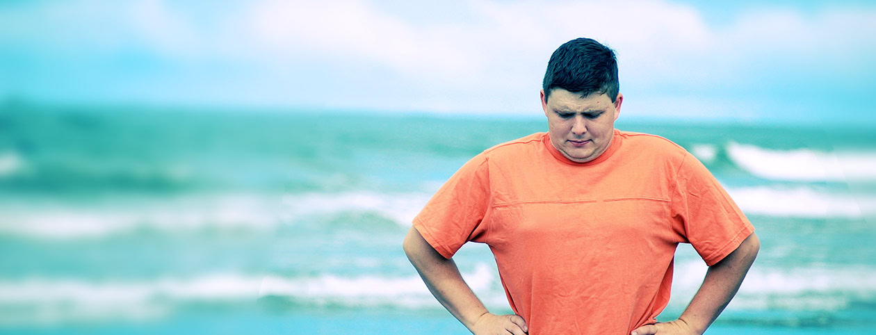 Man Deciding How to Lose Weight Quick