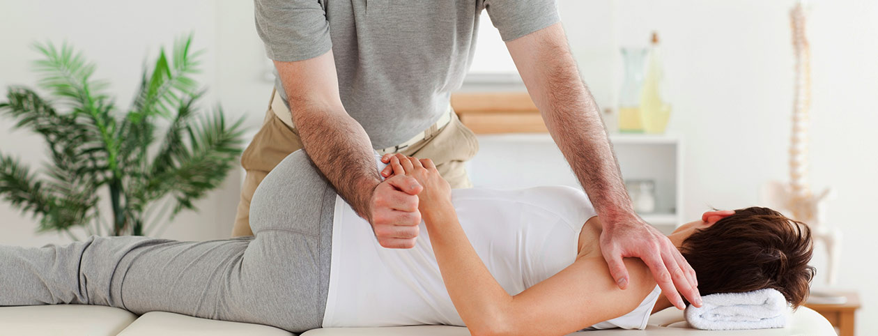 Best chiropractor in seattle stretching patient