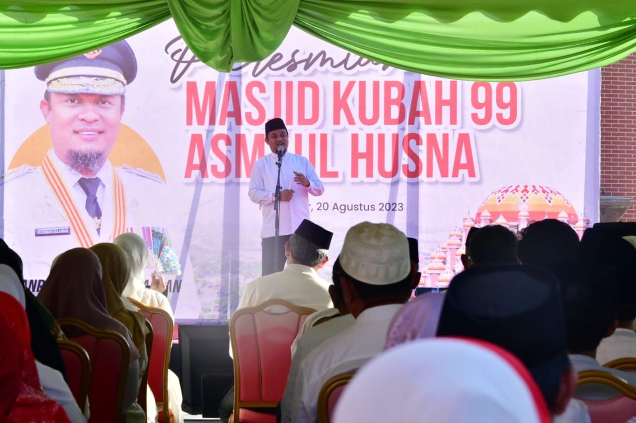 Masjid Kubah 99 Asmaul Husna Jadi Salah Satu Masjid Unik di Indonesia