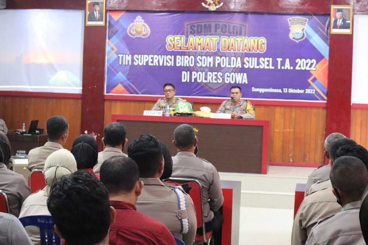 Supervisi di Polres Gowa