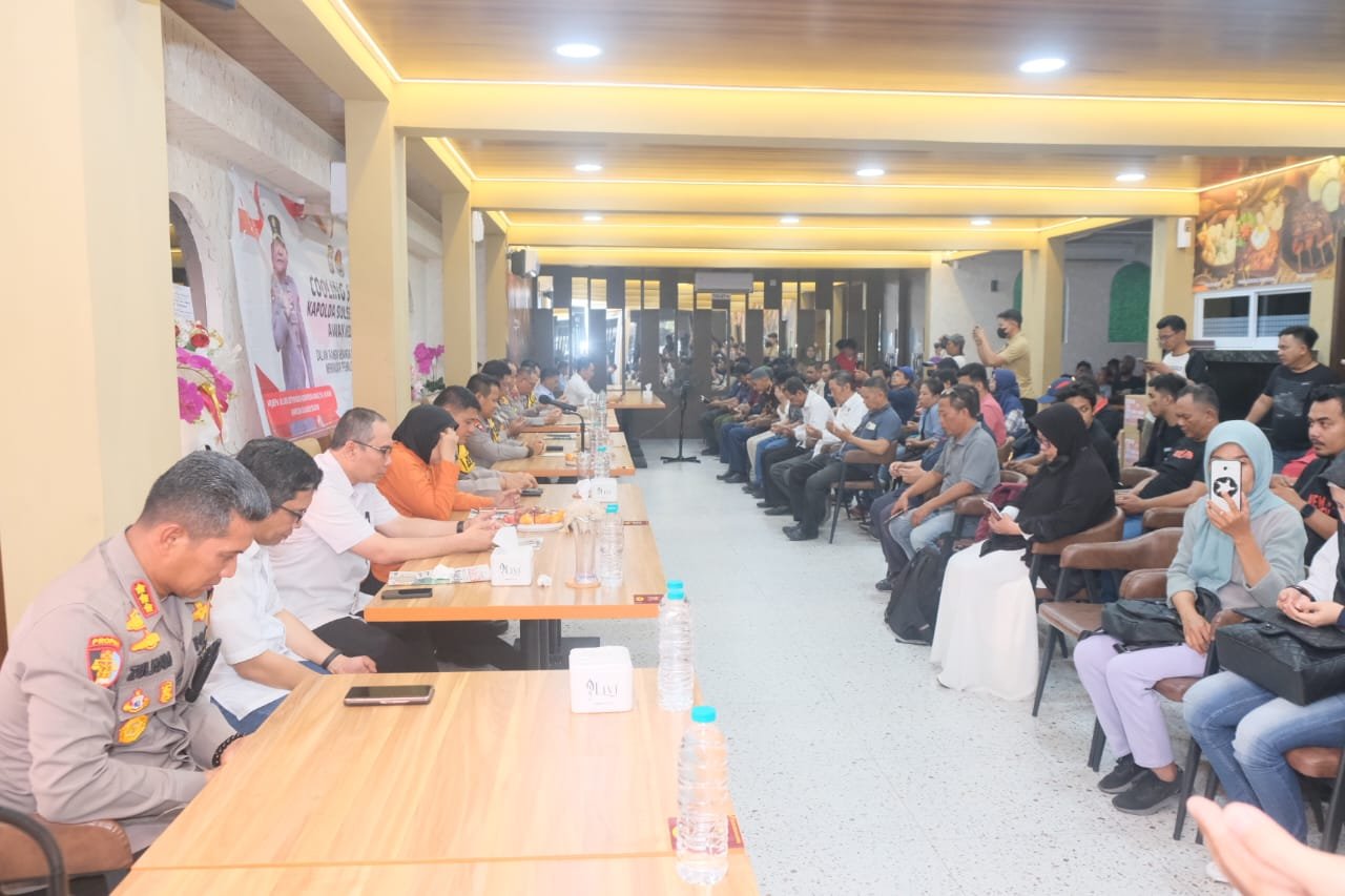 Silaturahmi Dengan Media, Kapolda Sulsel Ajak Wartawan Tangkal Hoaks Jelang Pemilu 2024