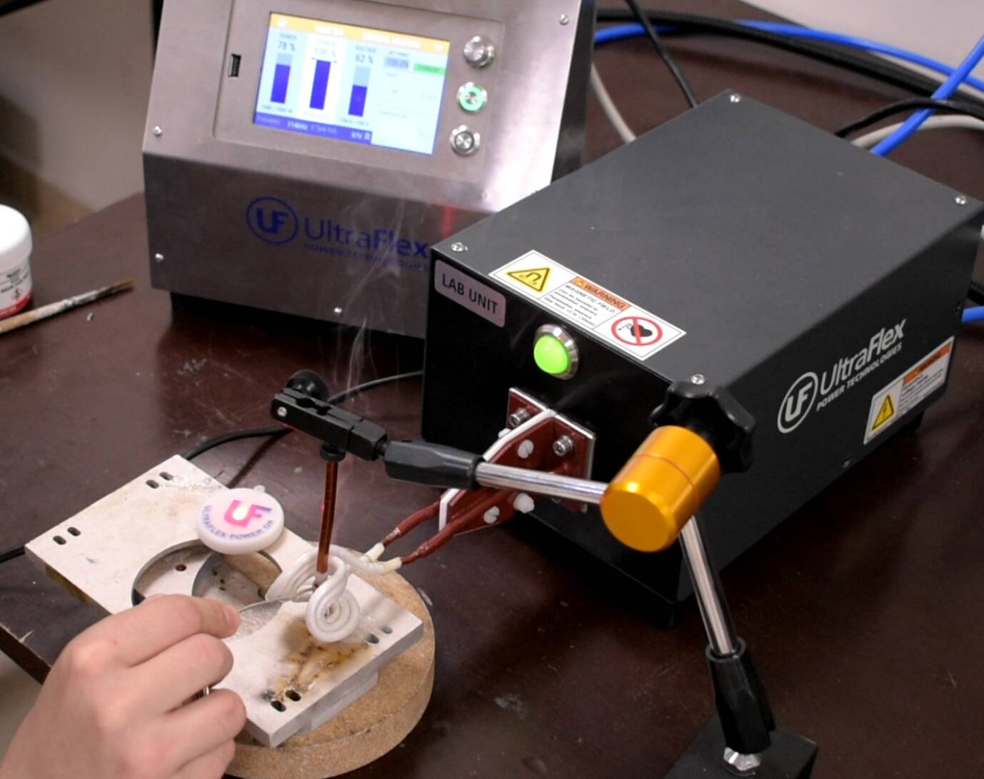 Live tests (4) Induction Soldering of Copper tubes and wires