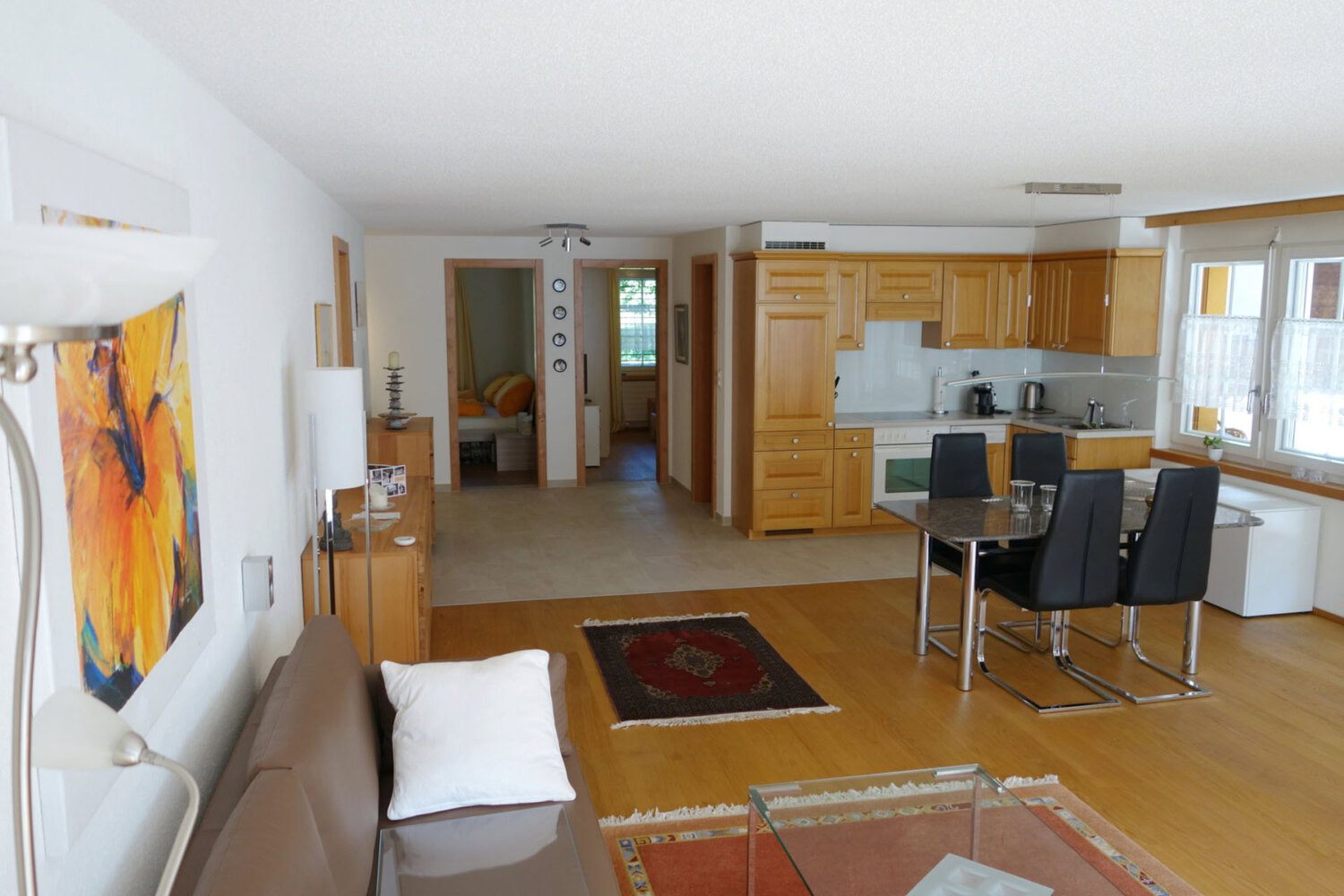 Wohnzimmer 3 Zimmer Apartment Haus Vira
