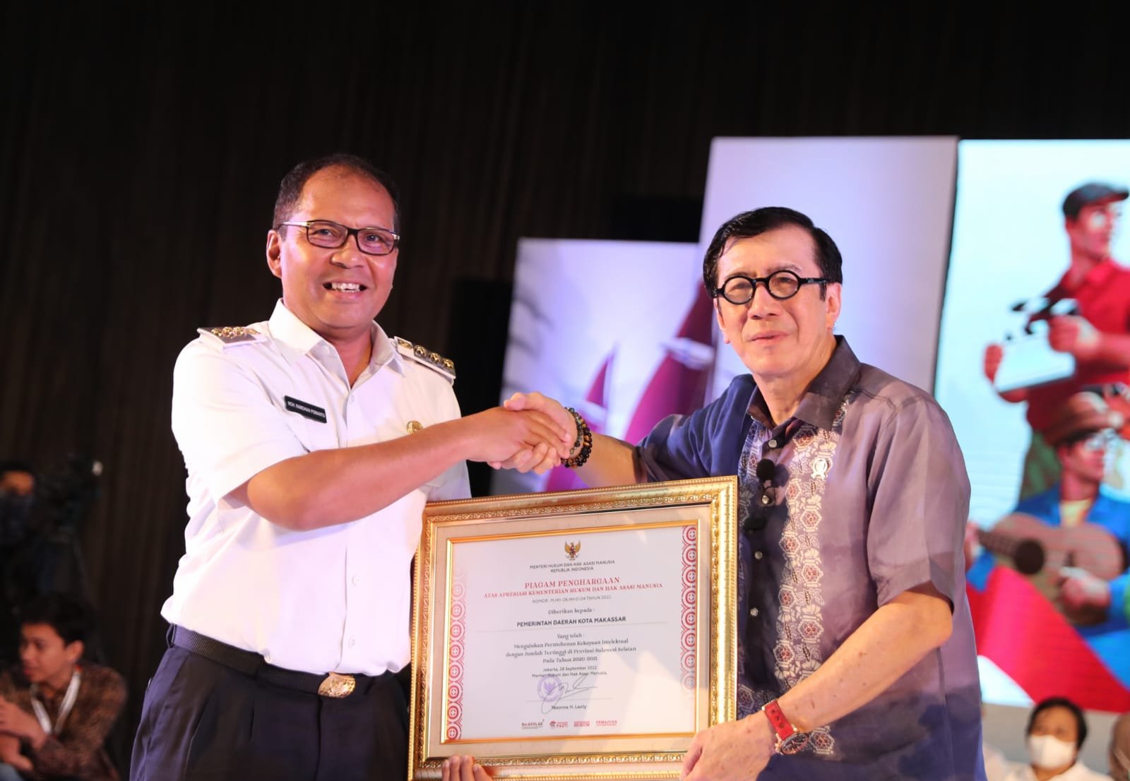 Penghargaan dari Kemenkumham RI