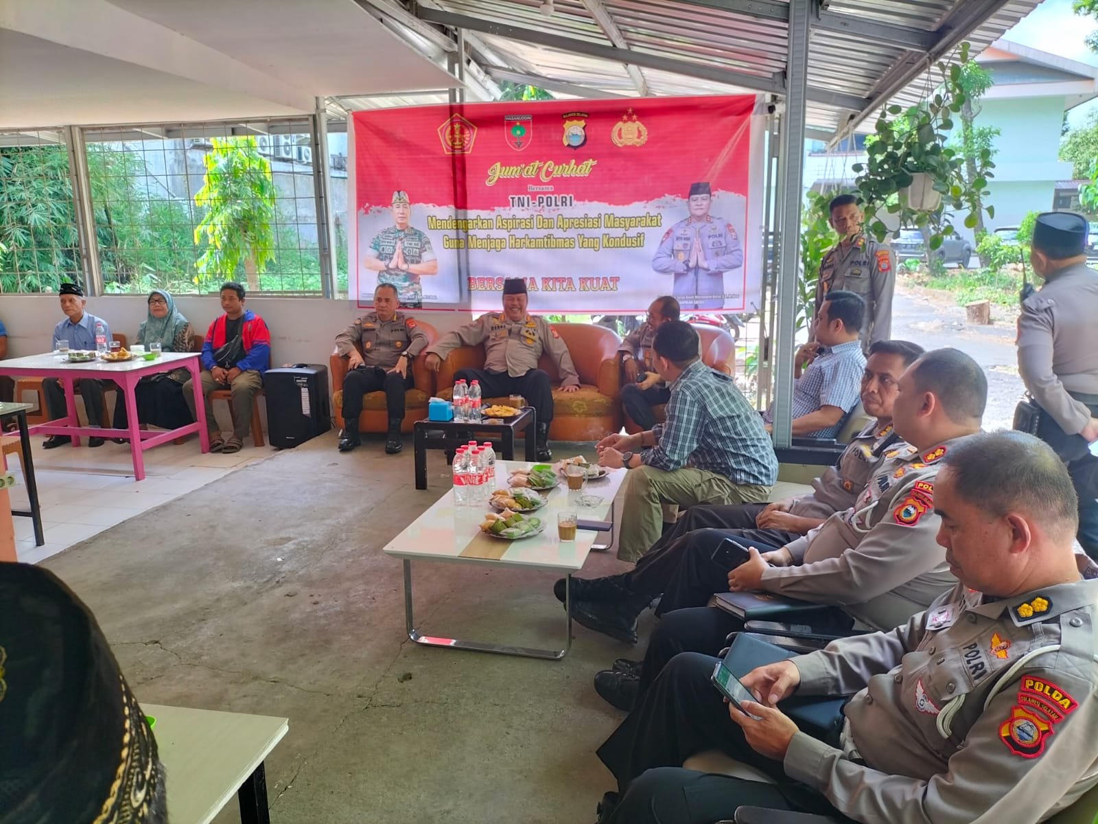 Polda Sulsel Gelar Jumat Curhat di Biringkanaya, Warga Keluhkan Pembusuran Dan Parkir Liar