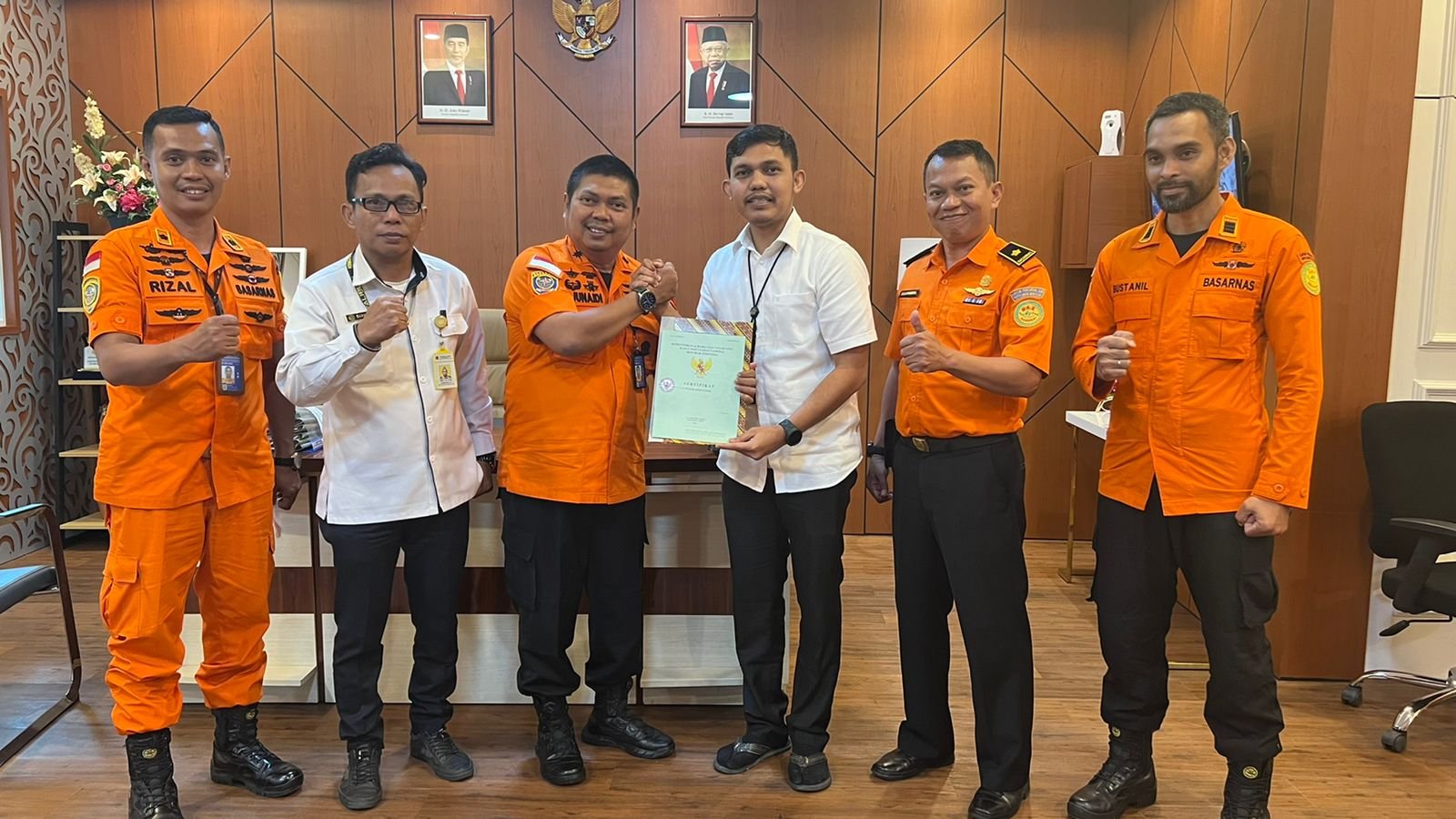 Basarnas Sulsel Terima Tanah