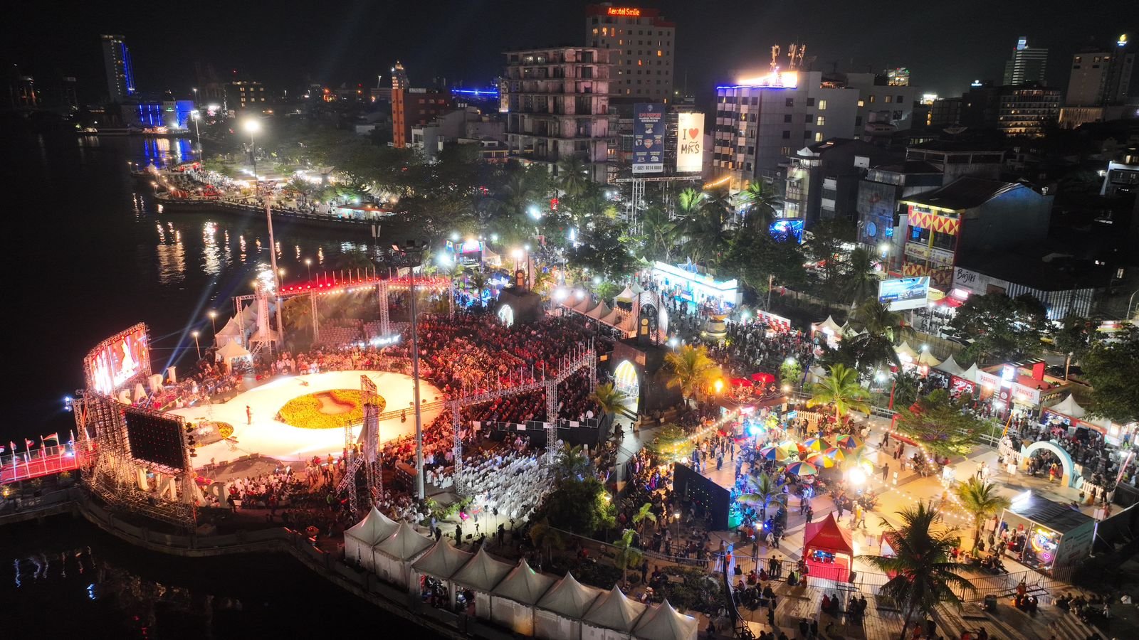 Foto – Foto Kegiatan Makassar F8 Melalui Drone