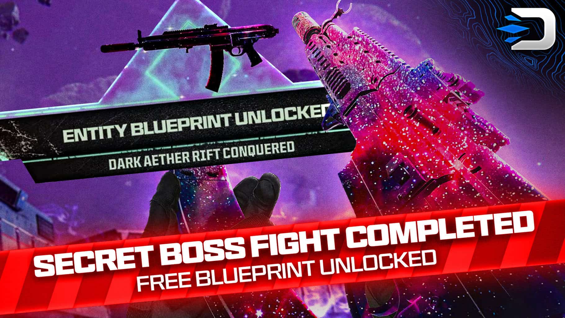 Operator holding the Infinite Cosmos Blueprint in MW3 Zombies Season 5