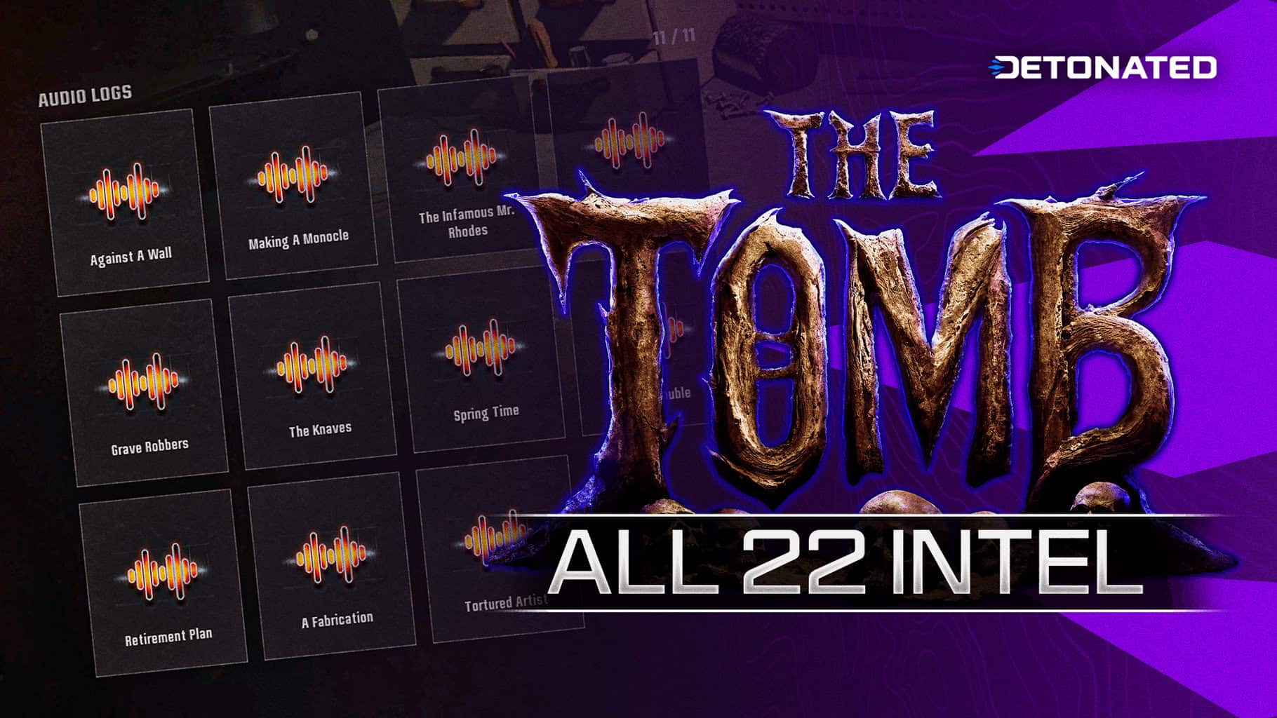 All The Tomb Intel in Black Ops 6 Zombies