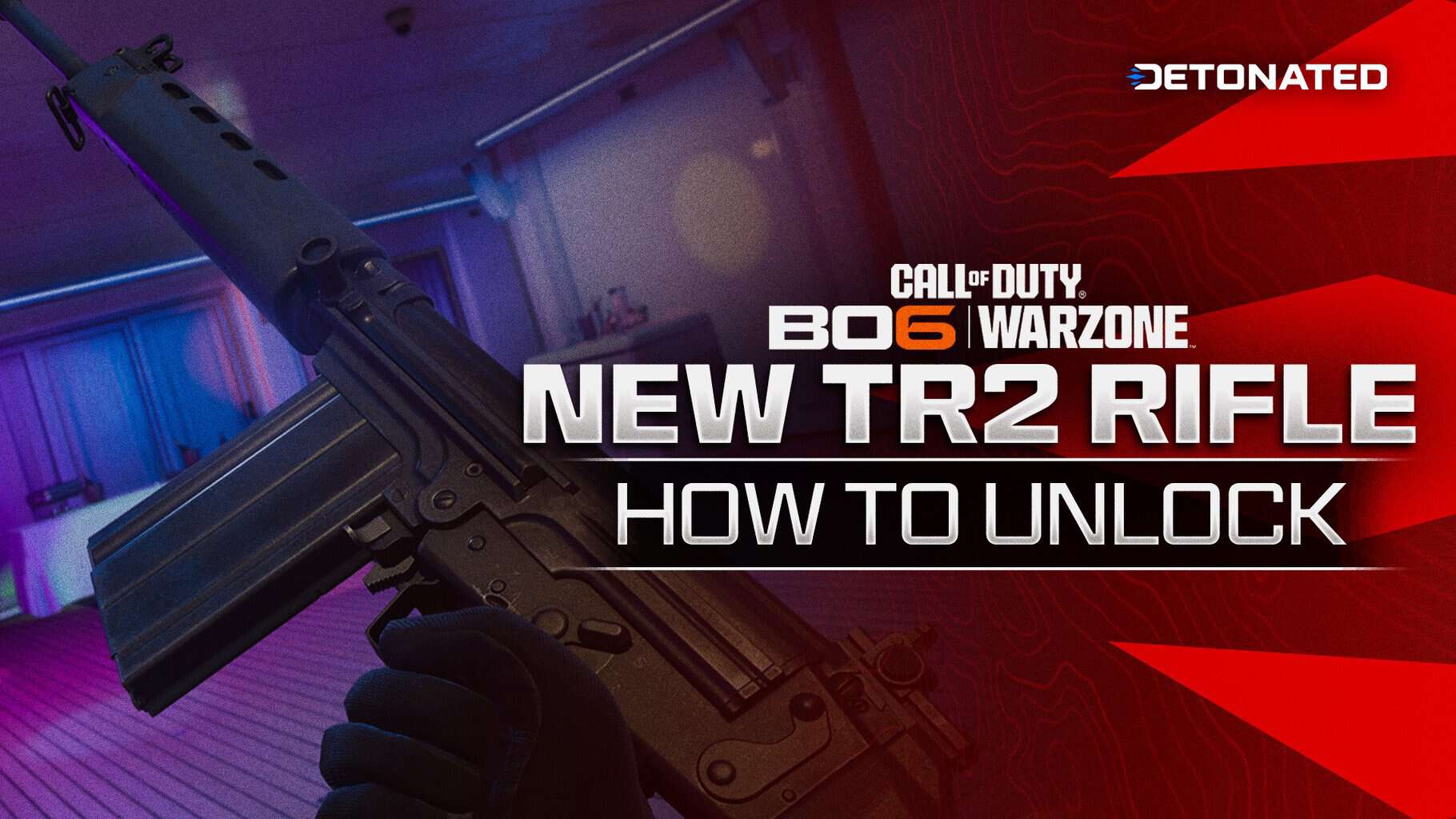 Operator holding the TR2 Marksman Rifle in Black Ops 6 Season 2 Multiplayer