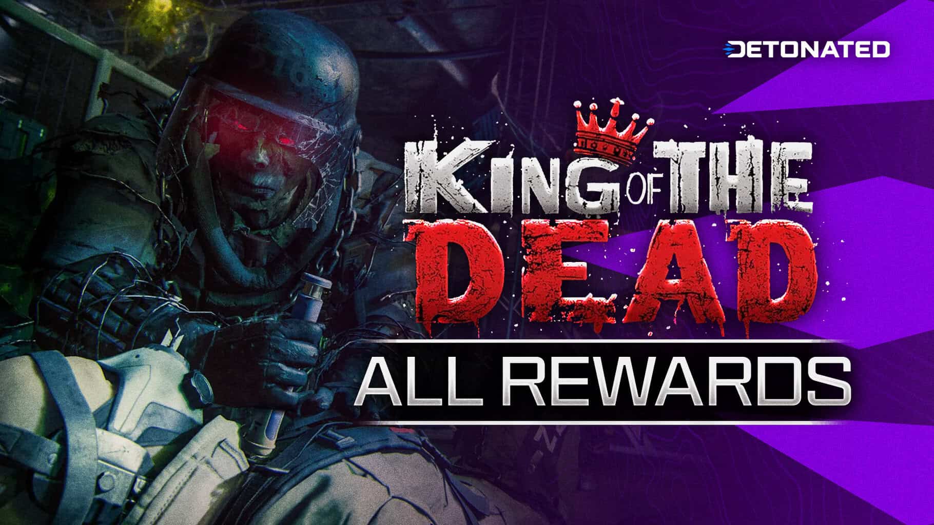 King of the Dead Event Logo and Black Ops 6 Zombies Screenshot