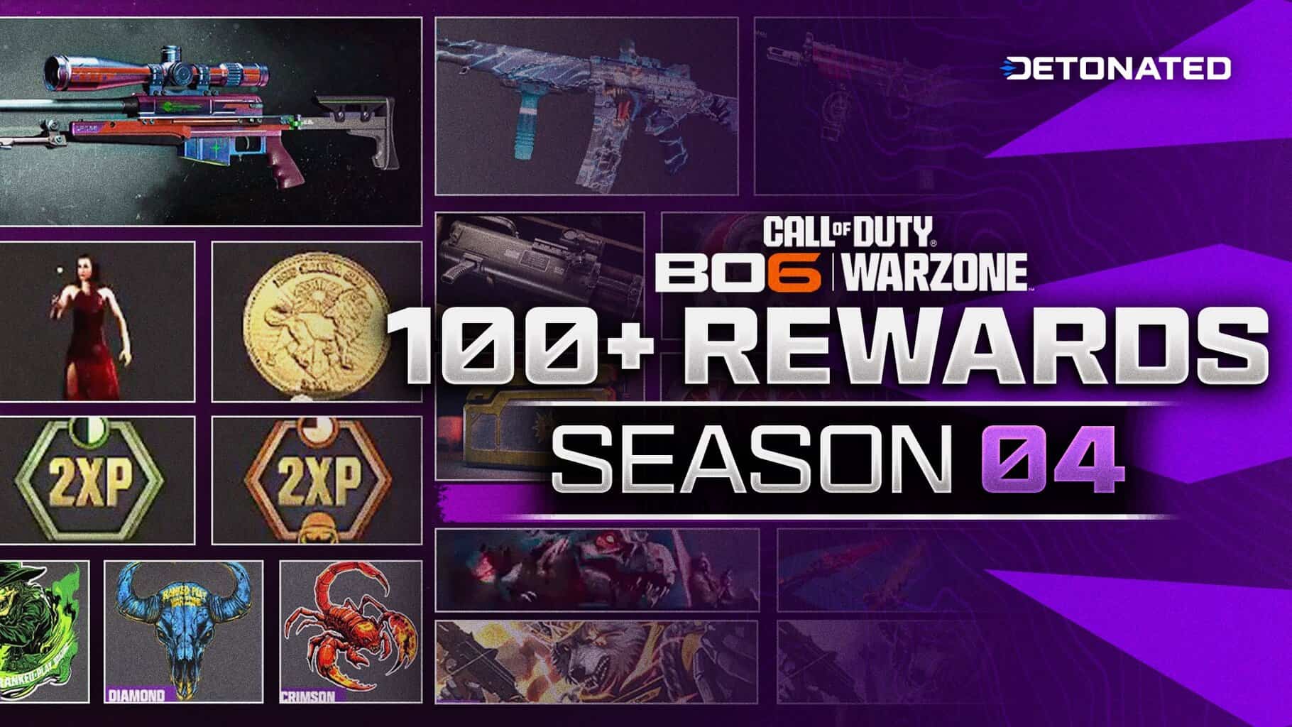 Black Ops 6 and Warzone Season 4 Rewards
