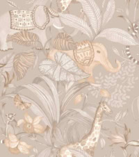 papel pintado safari magico fondo beige
