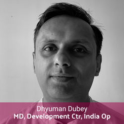 Enerex Team - Dhyuman Dubey, MD, Development Center, India Operations