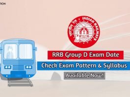 rrb group d exam date