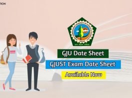 gju date sheet