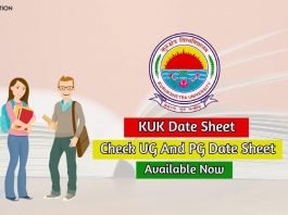 kuk date sheet