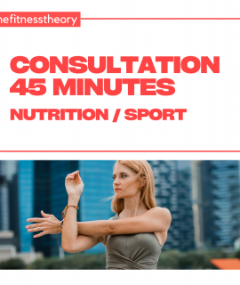 consultation en ligne thefitnesstheory nutrition sport rééquilibrage alimentaire