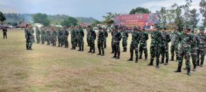 Dansatgas TMMD Ke-117 Pimpin Apel Pengecekan Kesiapan Personel