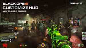 Black Ops 6 Zombies HUD Customization Screenshot on Terminus with loads of Zombies as Dr Peck talks