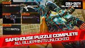 Black Ops 6 Campaign Puzzle Bluerprints Screenshot
