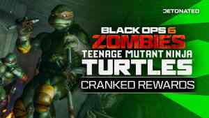 Black Ops 6 Zombies TMNT Crossover Cranked Logo & Turtles Screenshot