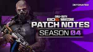 Black Ops 6 Warzone Season 4 Patch Notes