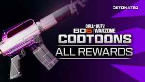 New 'Speedlines' event camo along with CODToons logo & all rewards. Call of Duty: Black Ops 6 & Warzone Season 4 Reloaded.