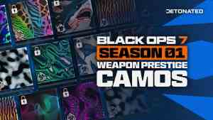 Black Ops 7 Season 1 Weapon Prestige Camo Unlocks