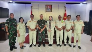 Danrem 132/Tdl menerima audiensi