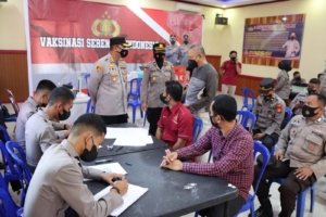 Kapolres Gowa Cek Gerai