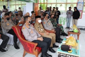 Gelar Vaksinasi Serentak, Wakapolda Sulsel Tinjau Lokasi Vaksinasi Di Gowa