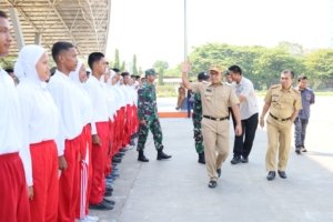 Walikota Makassar Pantau Latihan Anggota Paskibraka 