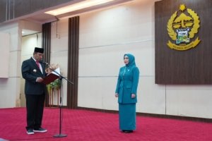 Pj Gubernur Kukuhkan Pengurus TP PKK dan Bunda PAUD Sulsel