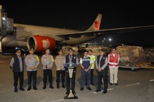 Pesawat Ketiga Berisikan Bantuan Kemanusiaan Untuk Palestina Diberangkatkan