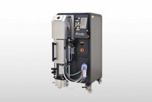 pressure over vacuum casting system