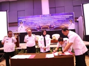 MoU Kolaborasi OPD Hapuskan Kemiskinan Ekstrem Kota Makassar