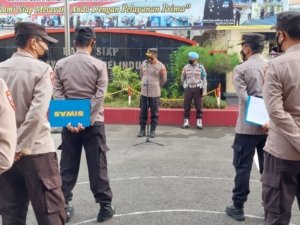 Kabagops Polres Gowa : Mari Saling Mengingatkan Tentang Prokes