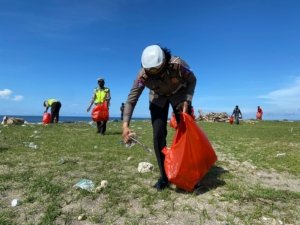 Satlantas dan Komunitas Motor di Bantaeng Aksi Peduli Lingkungan 