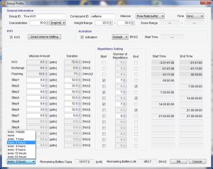 examples of the different programming options for the iPRECIO SMP-310R