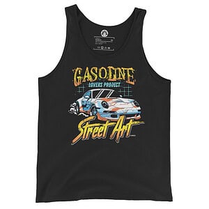 Gasoline Lovers Project - Porsche Street Art - Tank Top