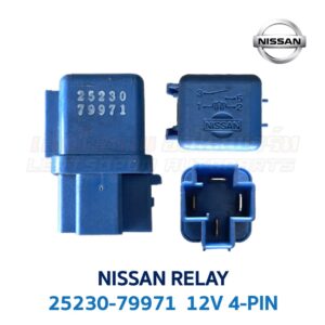 รีเลย์ นิสสัน NISSAN RELAY 25230-79971 4-PIN 12V น้ำเงิน