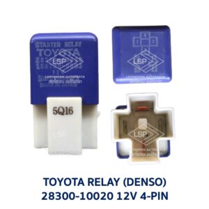 รีเลย์ สตาร์ท โตโยต้า TOYOTA STARTER RELAY 4-PIN (DENSO) สีม่วง 28300-10020