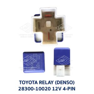 รีเลย์ สตาร์ท โตโยต้า TOYOTA STARTER RELAY 4-PIN (DENSO) สีม่วง 28300-10020
