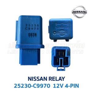 รีเลย์ นิสสัน NISSAN RELAY 25230-C9970 4-PIN 12V สีน้ำเงิน/เหลือง
