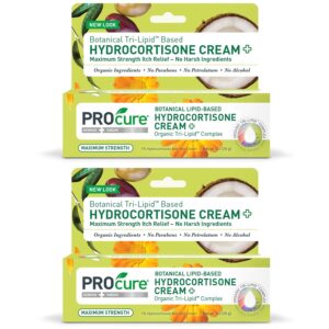 PROcure Hydrocortisone Cream with Calendula, Pack of 2