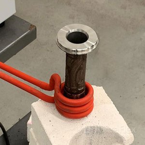 Brazing Copper to Stainless Steel Brazing Copper to Stainless Steel with Induction