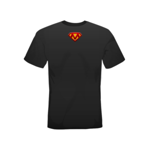T-shirt nera 100% cotone “Super Mamma BIS”