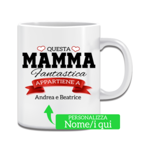 Tazza Bianca Mamma fantastica stampa a Sublimazione