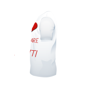T-shirt bianca 100% cotone “Ci vuole grande Cuore per insegnare alle piccole Menti”